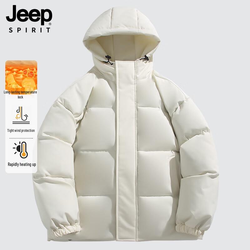 JEEP SPIRIT Men's Hooded Padded Winter Jacket