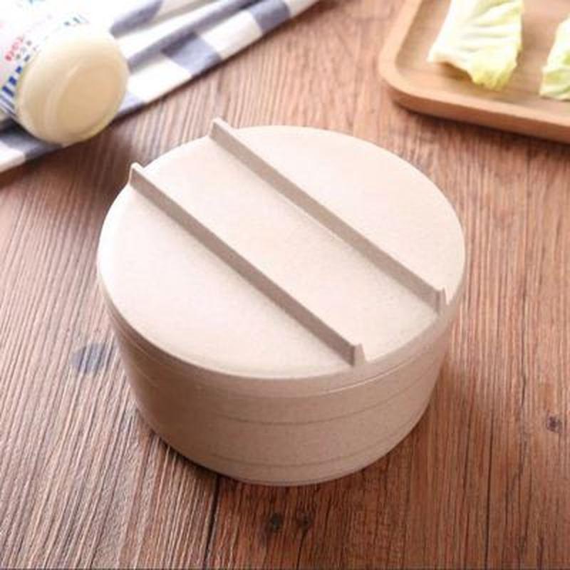 1PC Cute Noodles Bowl with Lid Wheat Straw Style Soup Bowl Microwavable Bowl