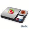 Dual Platform Digital Kitchen Scale 5kg/0.01g High Precision for Food Jewelry Baking Weighing