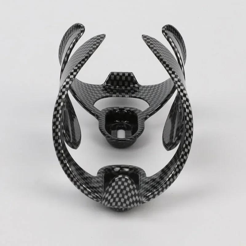 1/2PCS High Toughness PC Bottle Cage Carbon Fiber Pattern Ultralight Matte Mount Durable Rack Road MTB Cycling Accessories