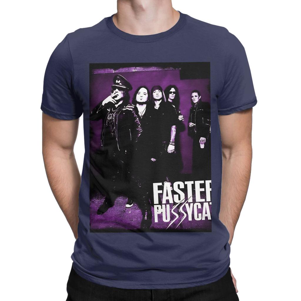Faster Pussycat Funny 100 Cotton Tshirt Faster Pussycat Tops Tees For Unisex