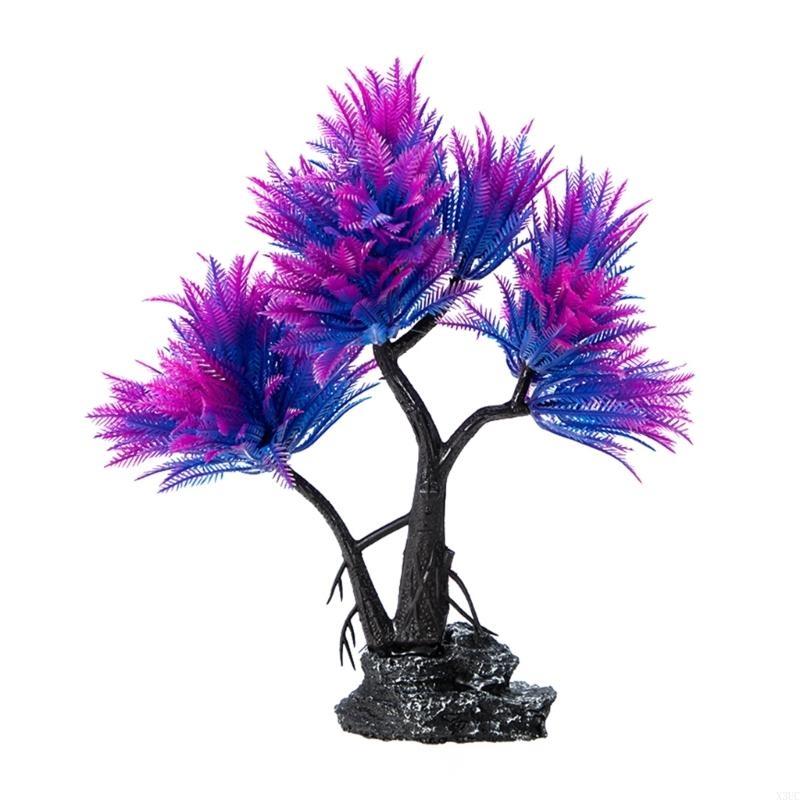 Aquariums Resins Decoration Aquariums Landscaping Water Plant Ornaments X3UC