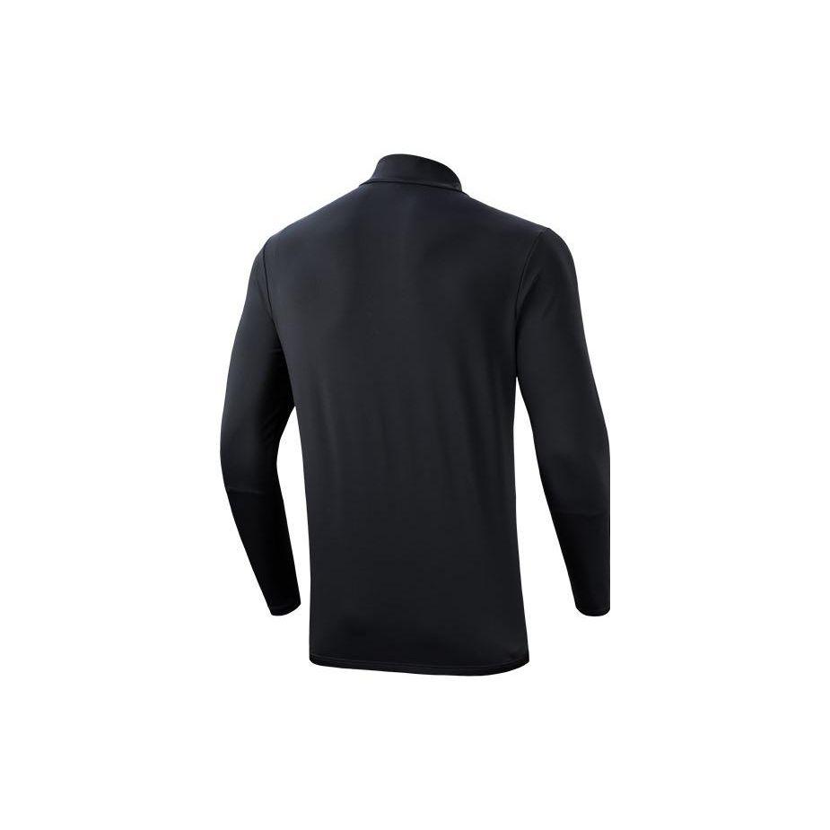 Anta Solid Color Printed Letter Half Zip Stand Collar Warm Knit Sweater Men Sweater Black 152240401-3