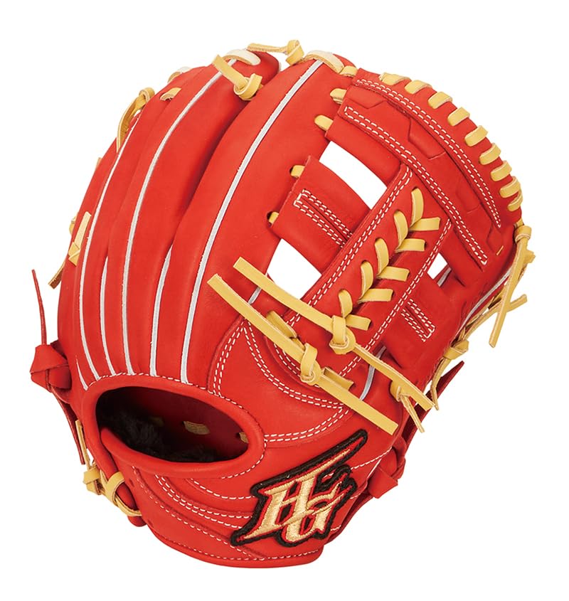 

HI-GOLD ROOKIES Series Youth Soft Baseball Glove, RKG-1210, Burning Orange, LH, Right-Handed Throw, SS Size (For 2nd Grade and Up)