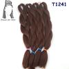 Große Menge auf Lager 24 Zoll 80g Weiche Seidige Synthetische Haarverlängerungen für Häkelzöpfe Haarherstellung Jumbo Braiding Synthetisch