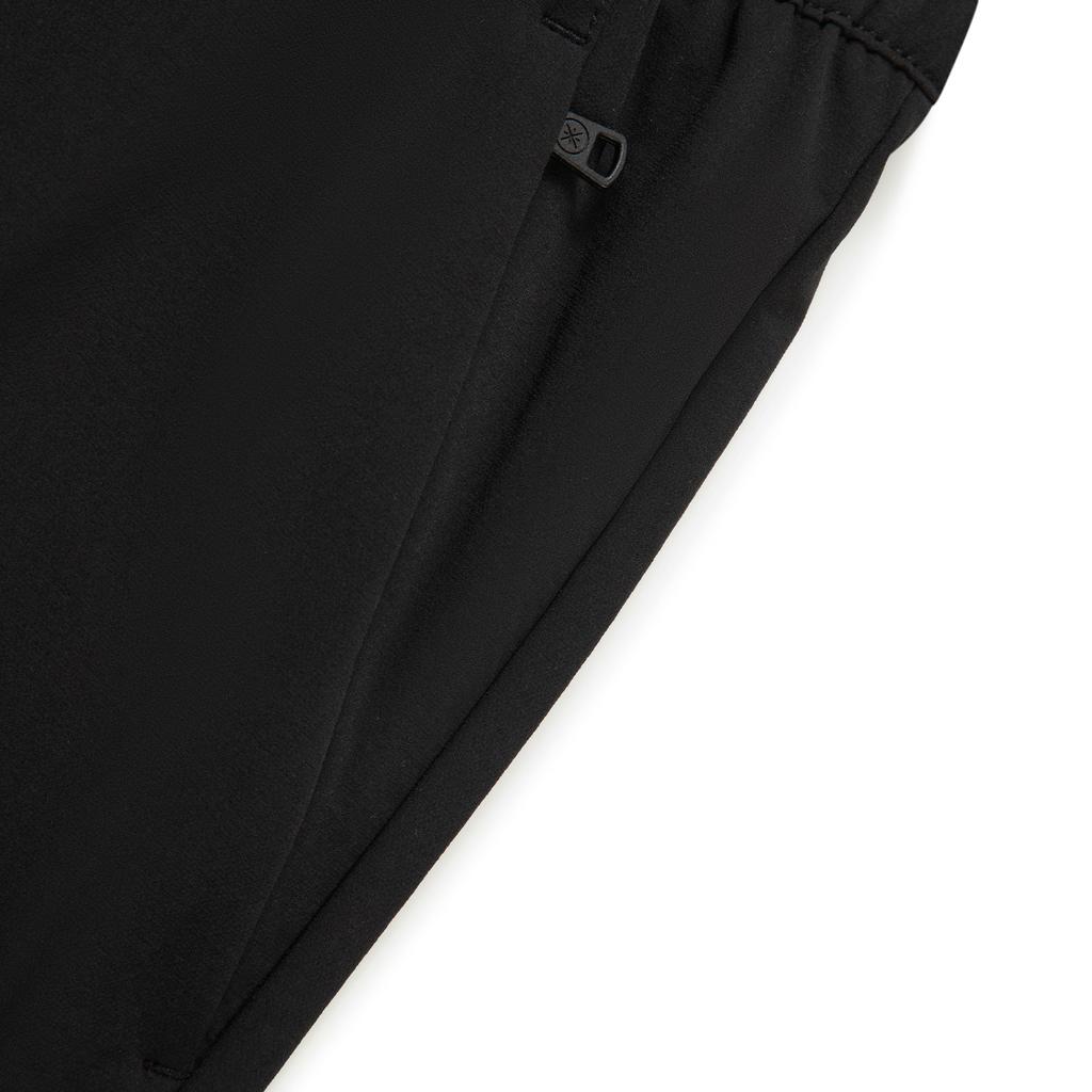 Li Ning X Jay Flow Collaboration Wade Series Casual Simple Lace-Up Loose Letter Print Comfortable Versatile Sports Shorts Men Shorts Black AKSV773-1