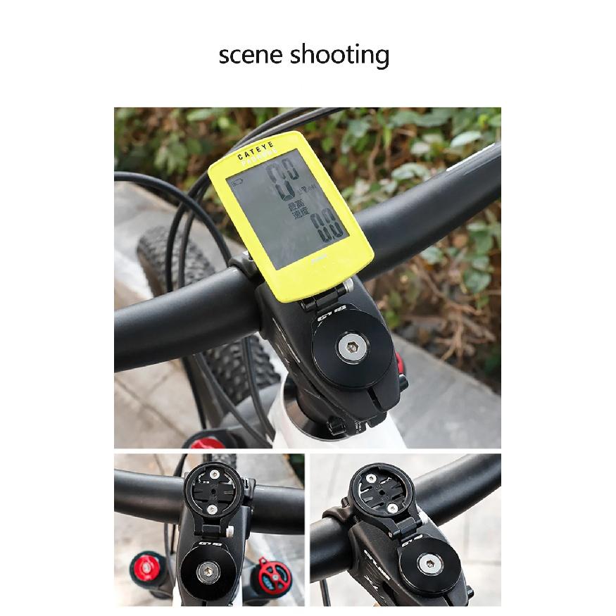 GUB 639 Bike Computer Stem Top Cap Mount Bicycle Computer Angle Adjustable Holder Compatible for Garmin Edge Wahoo Bryton Cateye