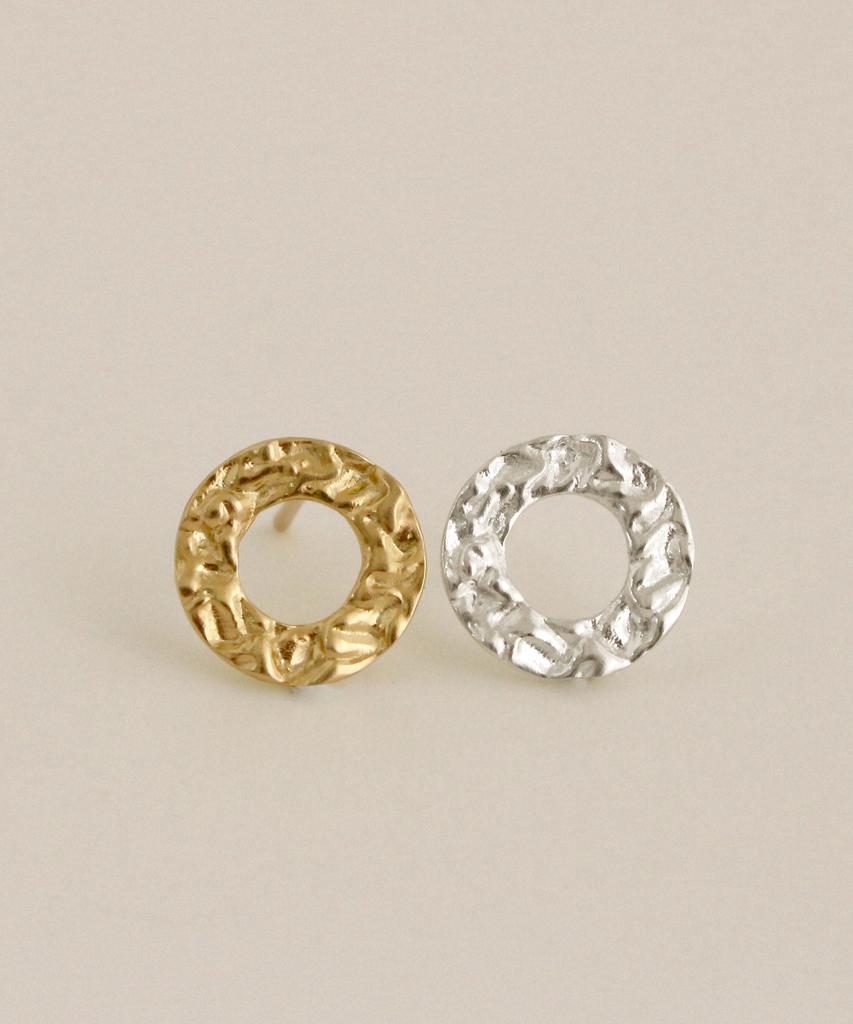 47Bag 925 Silver Heart Teardrop Circle Earrings (3 Types)