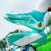 Foreign trade large size high top football shoes men's and women's sports football shoes broken nails college students football game training shoes