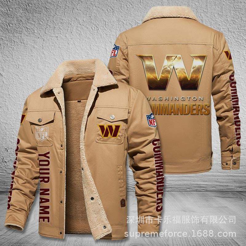 American football team football jersey Philadelphia Eagles jersey autumn and winter velvet cotton jersey sports jacket men's jacket