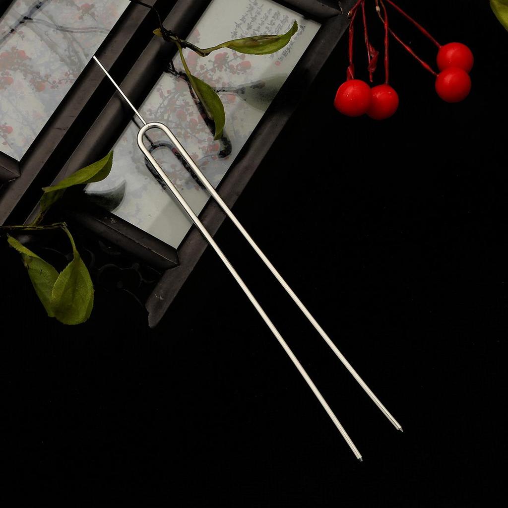 Metal Hairpin Base DIY Material for Crafting Hair Jewelry Accessories