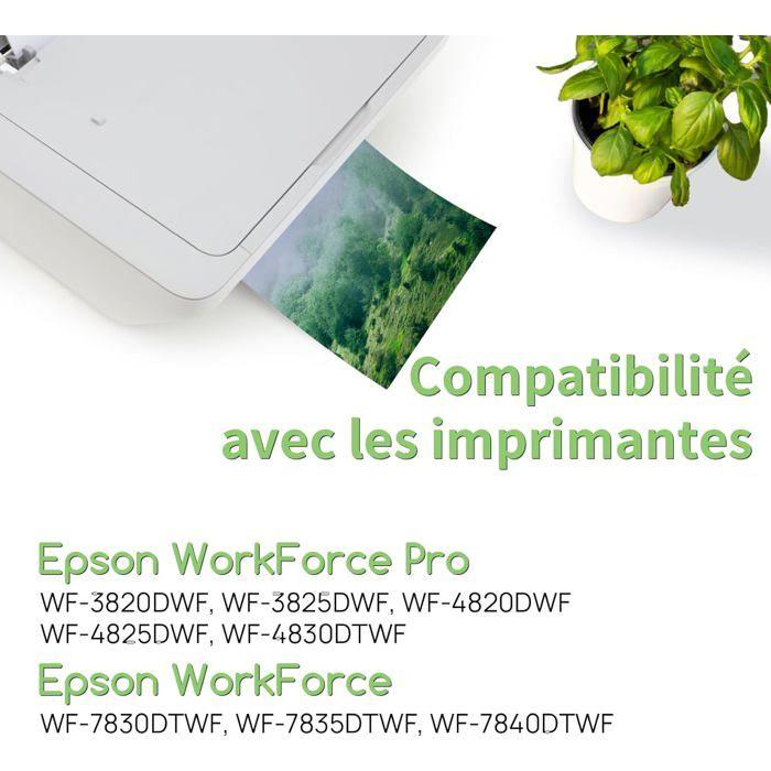 Cartouches d'Encre - 1GOLD - 405XL - Compatible Epson Workforce Pro - Multi-couleurs - 8 Modèles Compatibles
