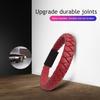 Portable Faux Leather Type-C Micro USB Woven Mini Charging Bracelet Data Cable