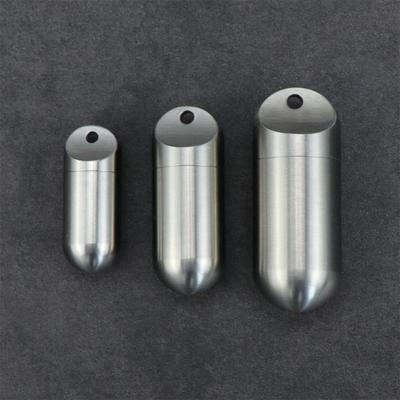 Waterproof Stainless Steel Pill Bottle Capsule - Portable, Moisture-Proof Storage for Outdoor Use