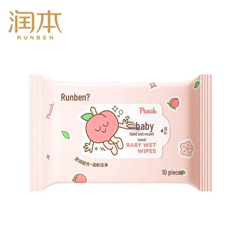 RUNBEN Baby Hand & Mund Feuchttücher