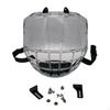Visière Faciale avec Grille Protection de Casque Transparente pour Athlètes de Hockey, Sports