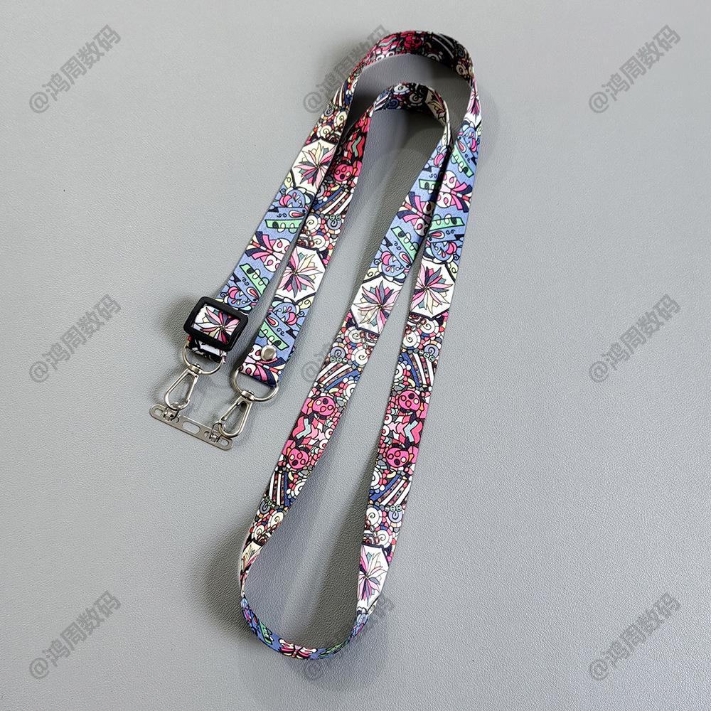 Künstlerisches Ethnisches Handy-Lanyard: Verstellbarer Crossbody-Gurt & Universelles Halsband