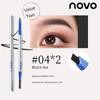 Novo Ultra-Fine Eyebrow Pencil Female Distinct Look Wild Eyebrows Nature Waterproof Sweatproof Long Lasting Fadeless Newbie Beginner