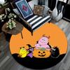 Barbapapa,Round Area Rug,Carpet Rug for Living Room Bedroom Sofa Playroom Decor,Non-slip Floor Mat