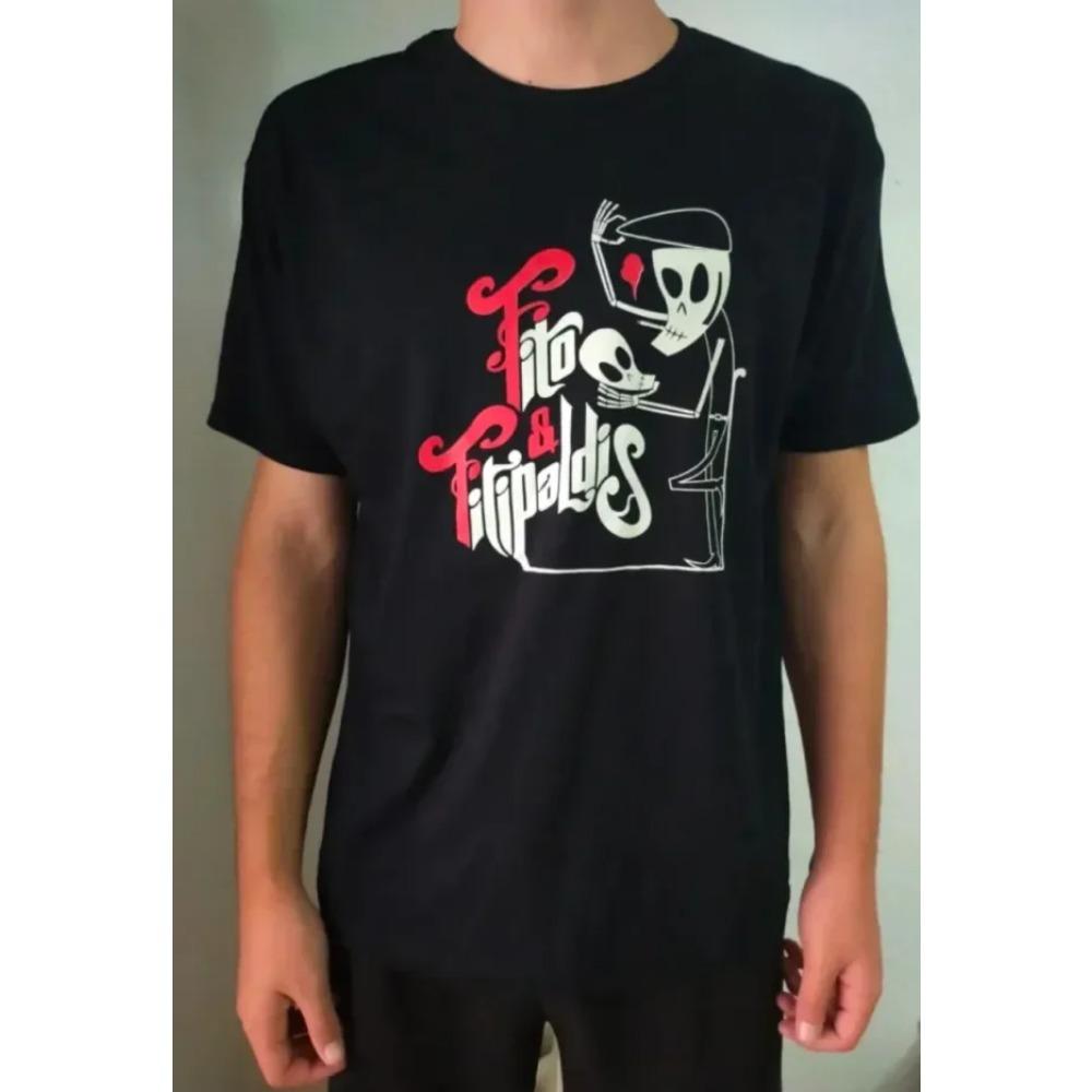

FITO Y FITIPALDIS Rock Music T-shirt Short Sleeve Cotton Printed Casual Wear Ideal Choice for Music Enthusiasts S