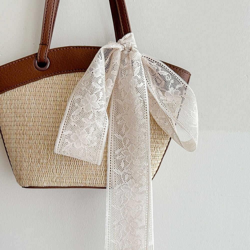 Thin Evening Party Scarves Soft Lace Neck Strap Retro Lace Wrap Scarves  Dress Decoration