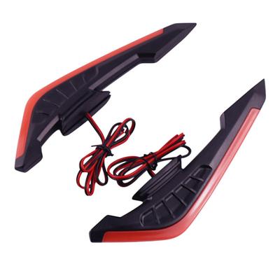 Cold Light Aerodynamic Decoration ABS Material Double-sided Tape Easy Tallation Non-deformed For Most Motorcycles