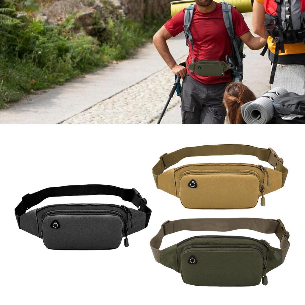 Sports Fanny Pack Phone Holder Daypack Water Resistant for Men Women Waist Pouch for Sports Workout Gym Traveling Hiking