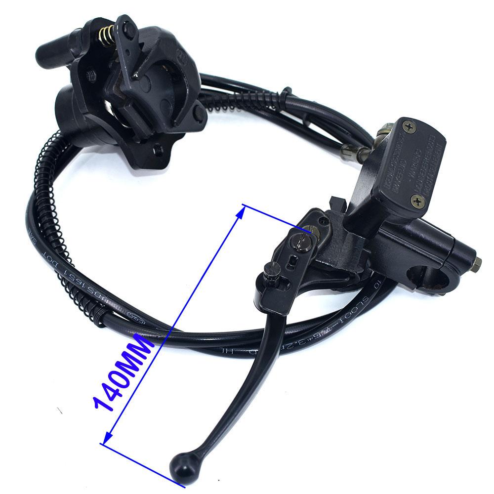 ATV Front Rear Brake Lever Assembly for 50 70 90 110 125 150cc Quad Master Cylinder Caliper Chinese Left Hand Bar Grips