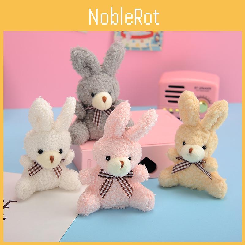Entzückender Plüschhasen-Schlüsselanhänger Teddybär-Stil Weich und flauschig Rucksack-Accessoires