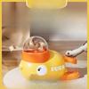 Pet Yellow Duck Leaks Food Cat Toy Self Hi Relieve Bore Teasing Cat Stick Snack Freeze Dried Launcher Automatic Feeding Device