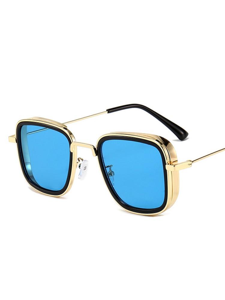 2024 Винтажные металлические солнцезащитные очки в стиле стимпанк для мужчин — фото 4