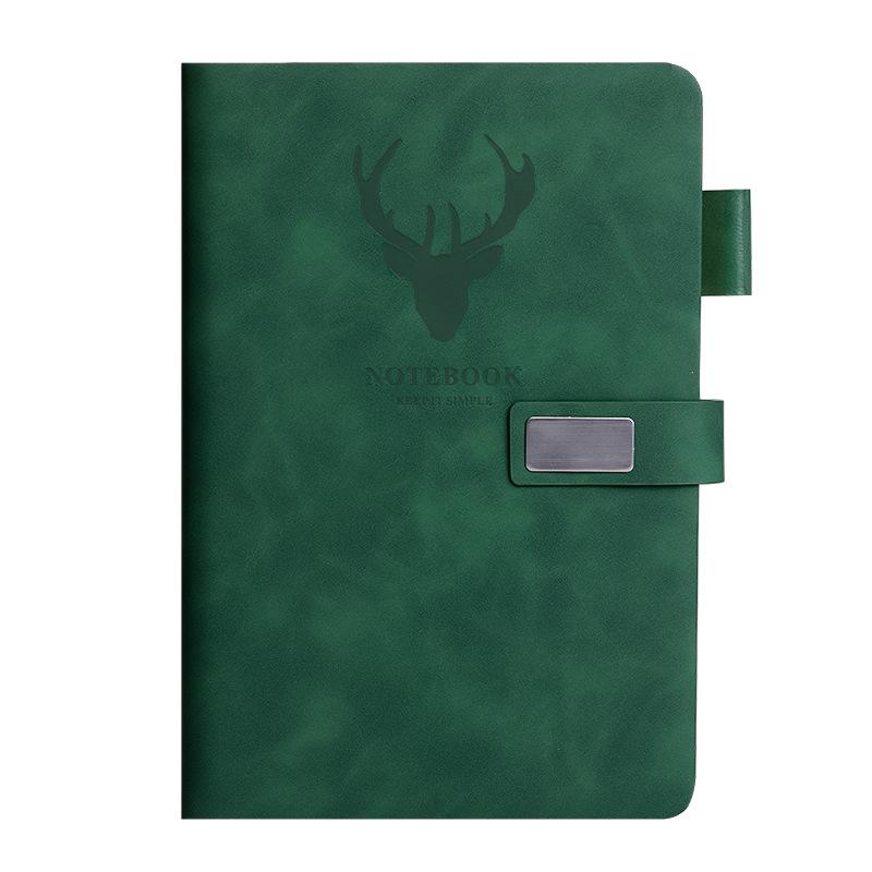 A5 Leather Notebook Diary Custom Logo Business Journal Writing Genuine Leather Handmade