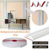1 rol 1mX3,2cm Zelfklevende PVC Decoratiestrip Flexibel Buigbaar voor Muren Vloeren Kasten Doe-het-zelf Fotolijst Woondecoratie