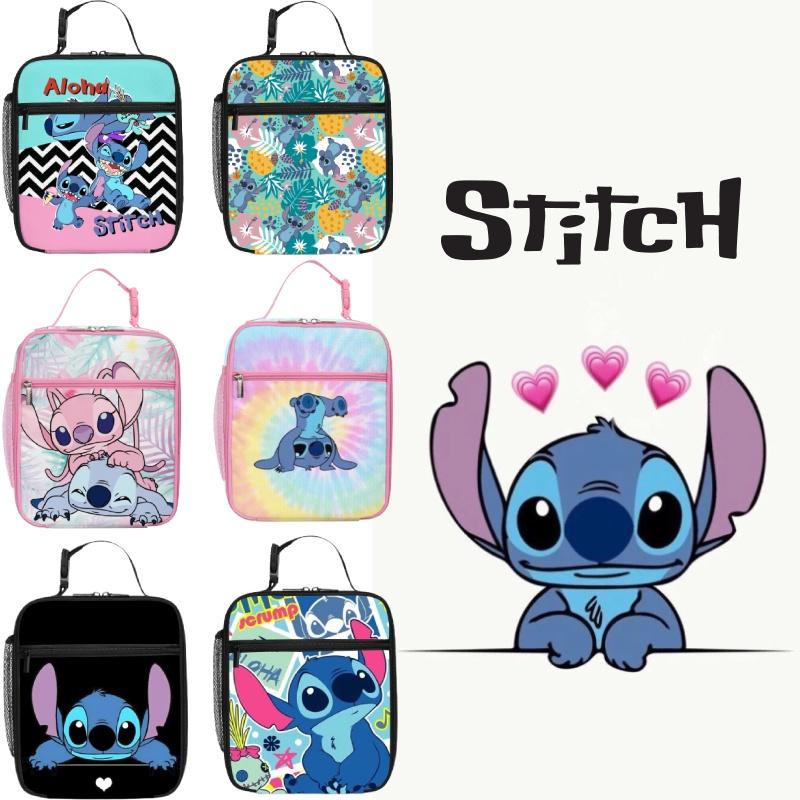 Runningtiger Stitch School Lunch Bag For Boys And Girls Breathable And Cute Design