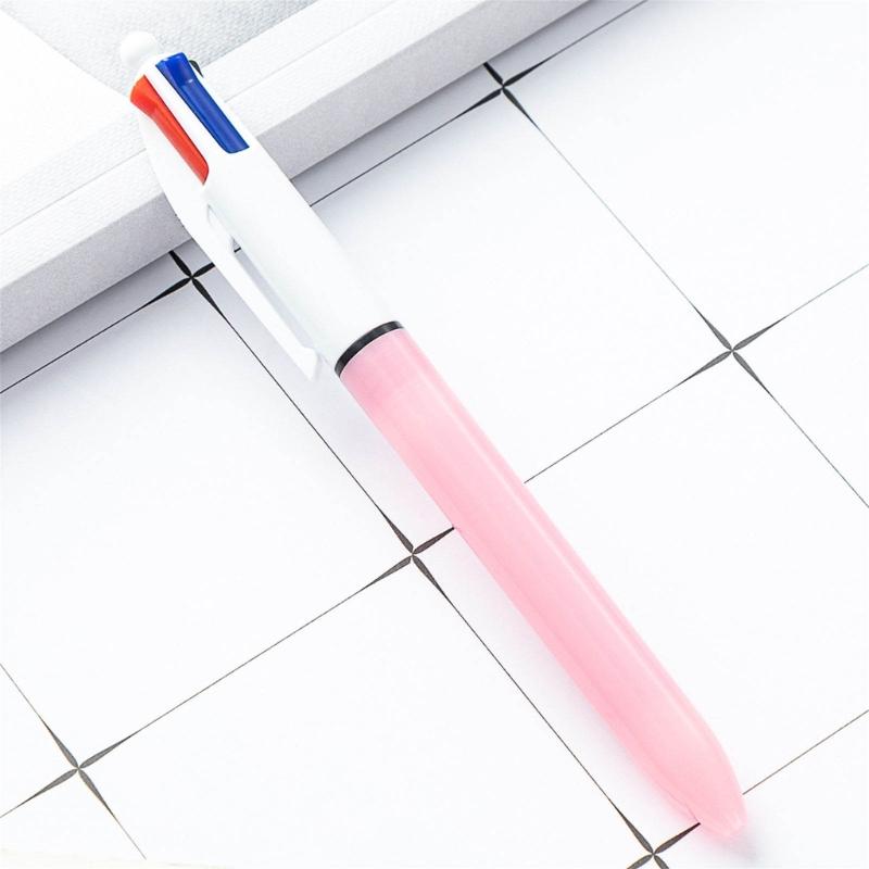 Ballpoint Pens 1.0mm Shuttle Pens 4-in-1 Retractable Ballpoint Pens Multicoloured Pens Writing Tool for Students Teacher