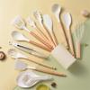 14 Pcs Silicone Kitchen Utensils Set Heat Resistant Cooking Utensils Easy Clean
