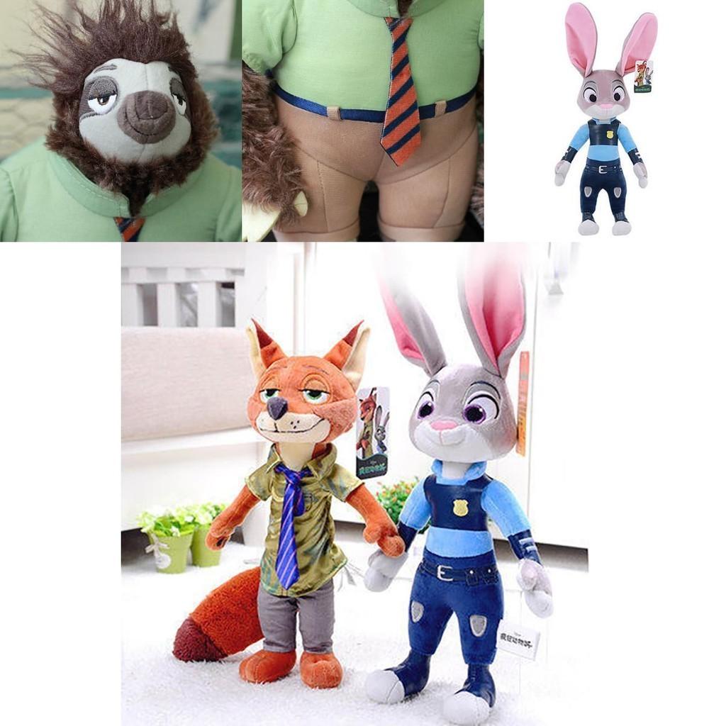 Adorable Crazy Animal City Cartoon Plush Toy Bunny Judy Fox Stuffed Animal Doll Pillow