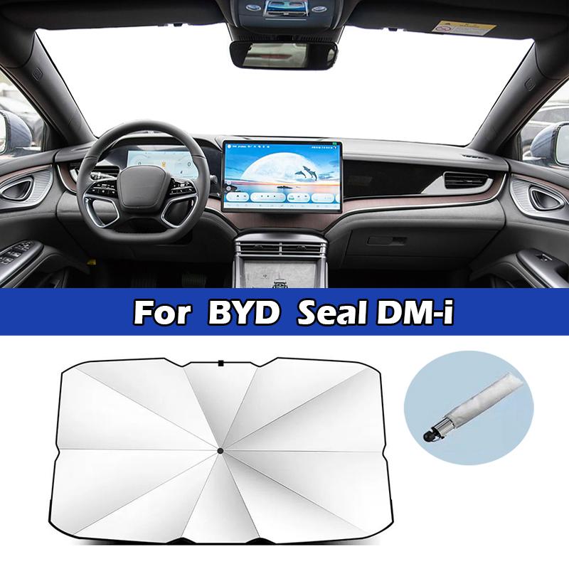 For BYD Song Han Yuan Tang Qin KING Seagull Dolphin Car Front Windshield Sunshade Umbrella Sun UV Protection Auto Accessories