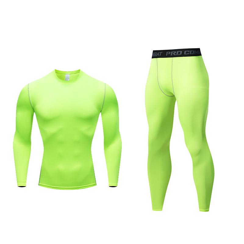 

Мужской быстросохнущий дышащий спортивный компрессионный костюм для баскетбола и бега