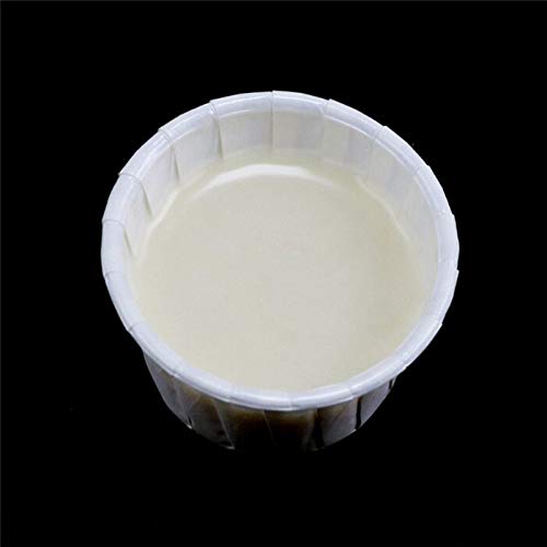 100pcs Paper Cups Nose Hair Face Hair Removal Wax Bins Containers Cake Paper Trays Paper Bowls Melting Wax Ice Cream Organizer
