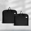 1pcs Black Suit Dustproof Garment Bag With Label Down Jacket Clothing Organizer Apparel Storage Pouch For Formal Wear