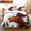 3D Tokyo Ghoul Kaneki Ken Bedding Set Printed Bed Set Duvet Cover Sheet Pillowcase Bed Soft Quilt Cover Full Queen King Size
