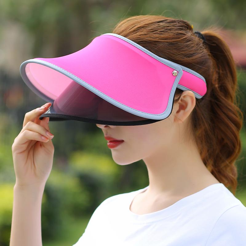 High Quality Stylish Sun protection Plastic Sun Hat Uv protection Sun Visor Hat