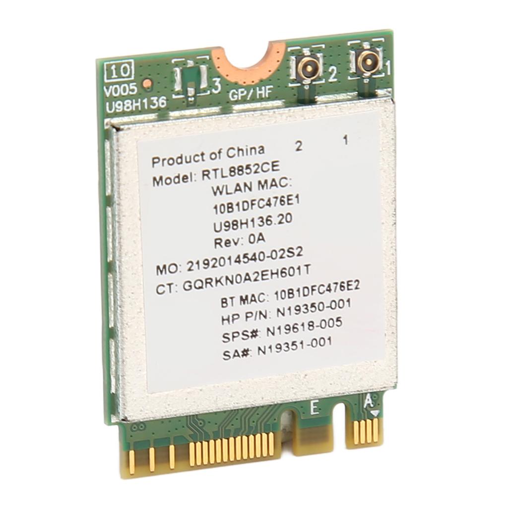 WiFi 6E Wireless Card 2.4GHz 5GHz 6GHz 5374Mbps NGFF BT5.3 Low Delay Wireless Network Card for Computer Networking