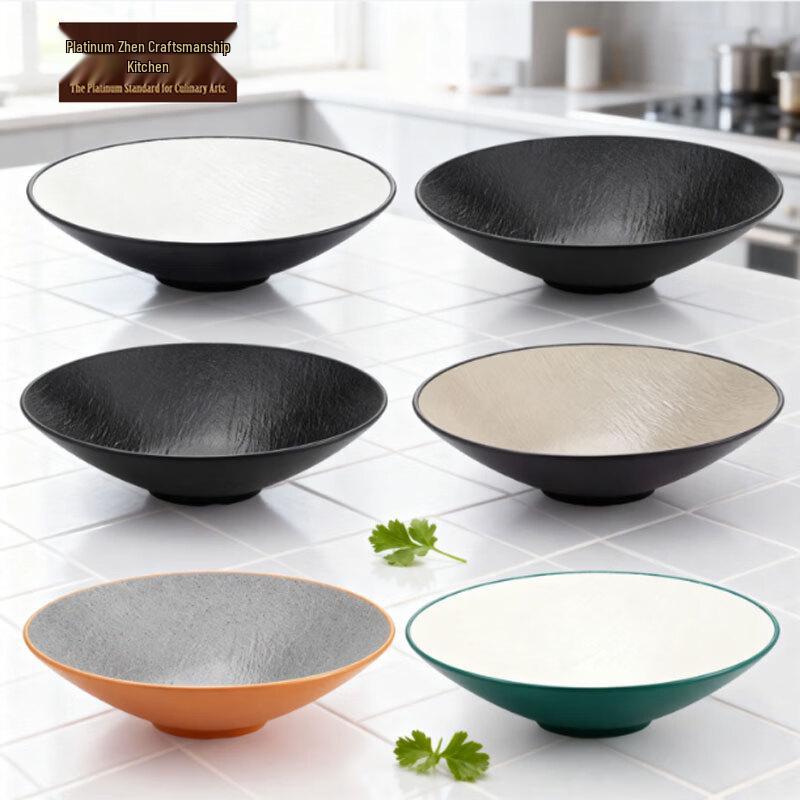 BoZhen Chef Melamine Japanese Noodle Salad Bowl