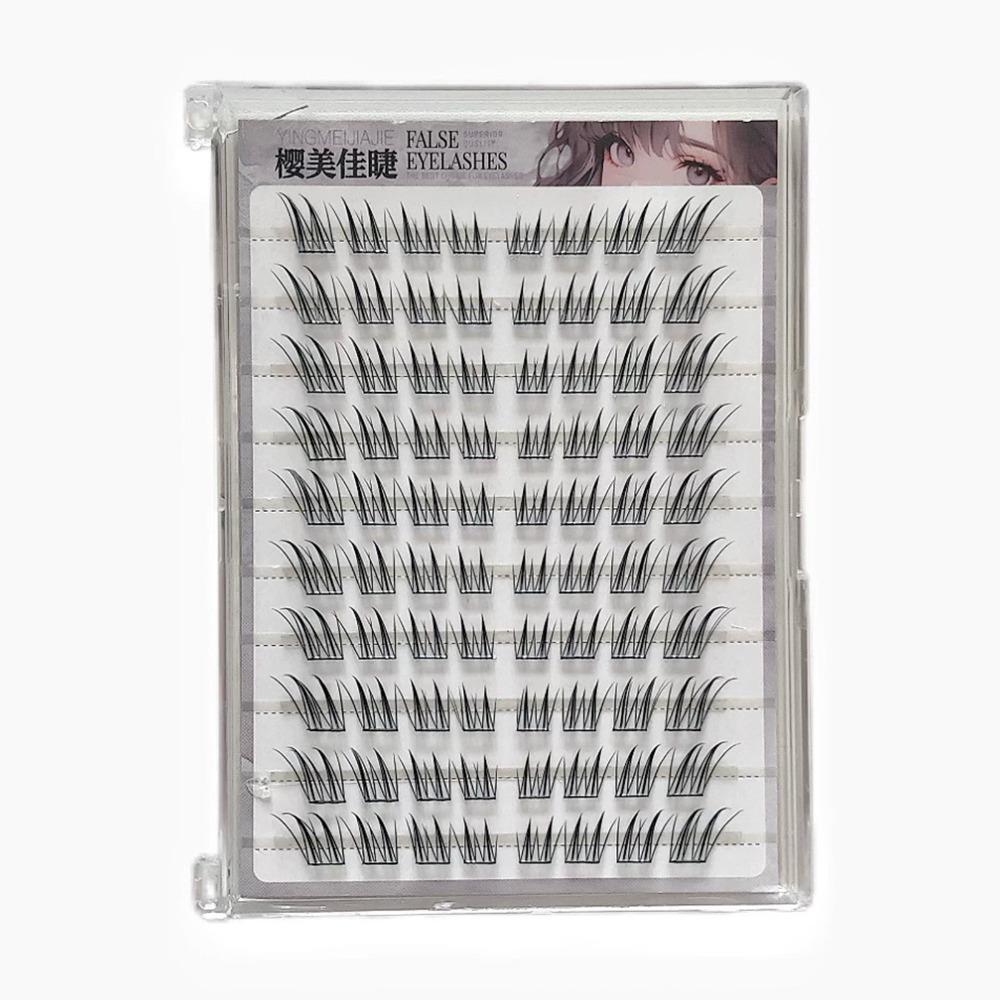 9-13mm Lengths Glue-free Eyelashes 6/10/20 Rows Korean Style Lashes  DIY Eye Makeup
