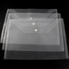 Jingulao A4 Transparent Snap Closure File Folders, 20-Pack