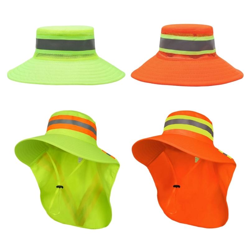 Lightweight Travel Hat Breathable Polyester Sun Cap With Reflective Strips For Running And Hiking