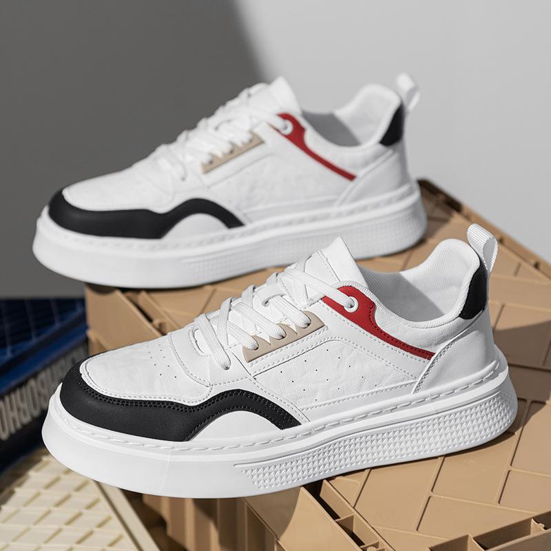 22 scarpe da ginnastica casual con plateau, colore a contrasto, alla moda, per la primavera