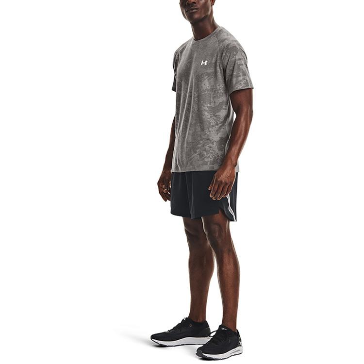 Under Armour Solid Color Breathable Casual Sports Shorts Men shorts Black 1365701-001